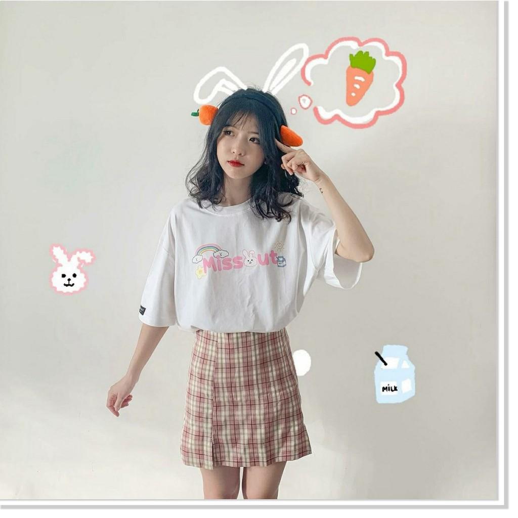 Áo Thun Tay Lỡ MISSOUT BUNNY Form Rộng Unisex AQA1807 25 aomifashion