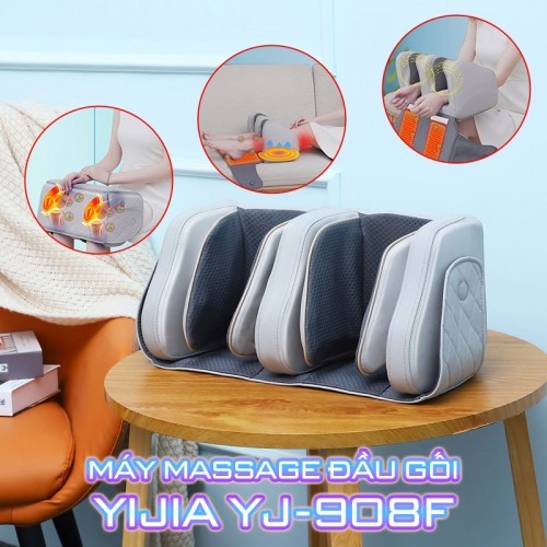 Máy Massage Đầu Gối YIJIA YJ-908F - Nén Ép Túi Khí Kết Hợp Rung Nóng