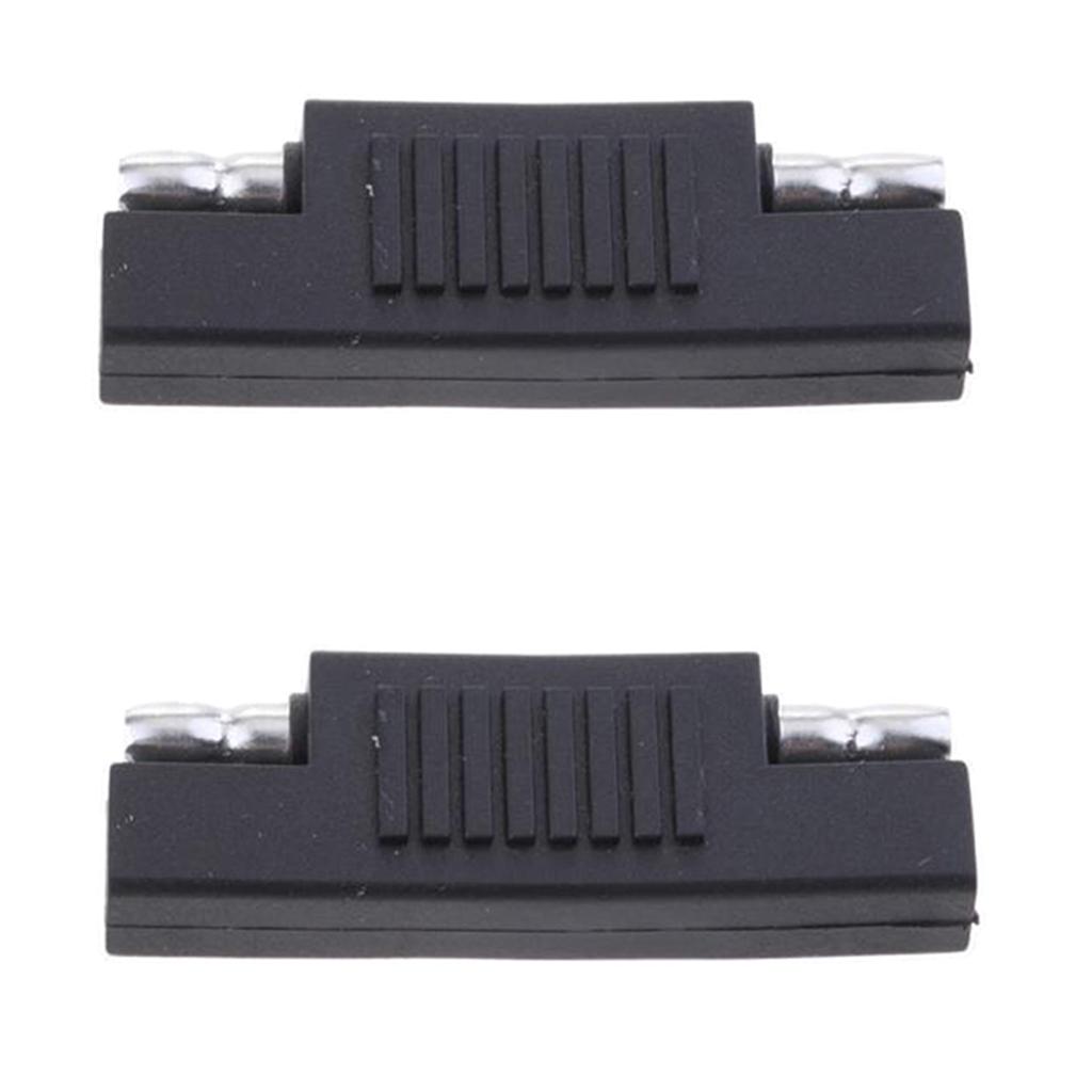 2Pcs SAE Male to Male Power Adapters Connectors Solar Panel Battery Kits