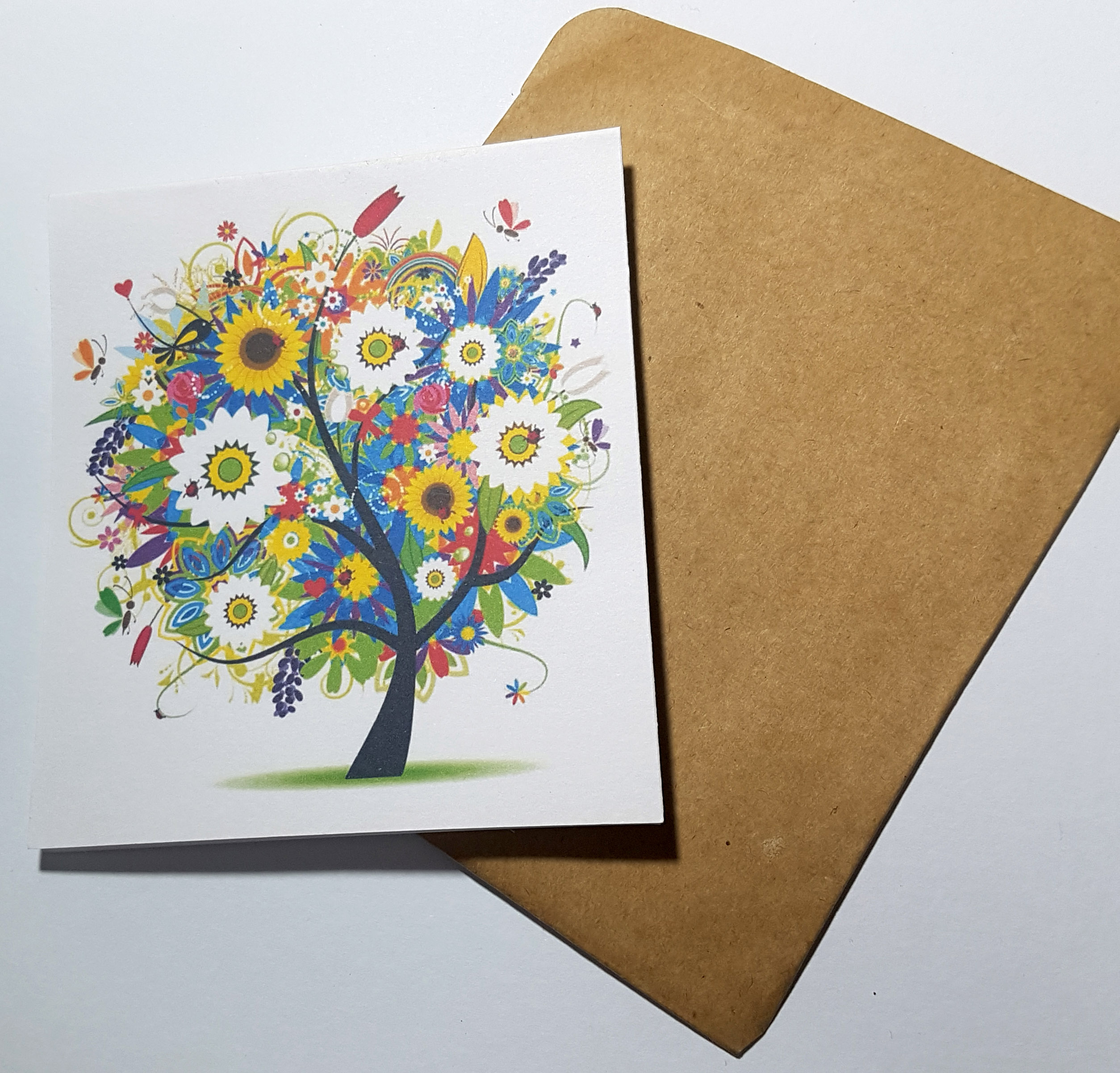 Thiệp in hình cây phong cách làm card quà cám ơn ,chúc mừng sinh nhật và giử tặng người thân yêu.