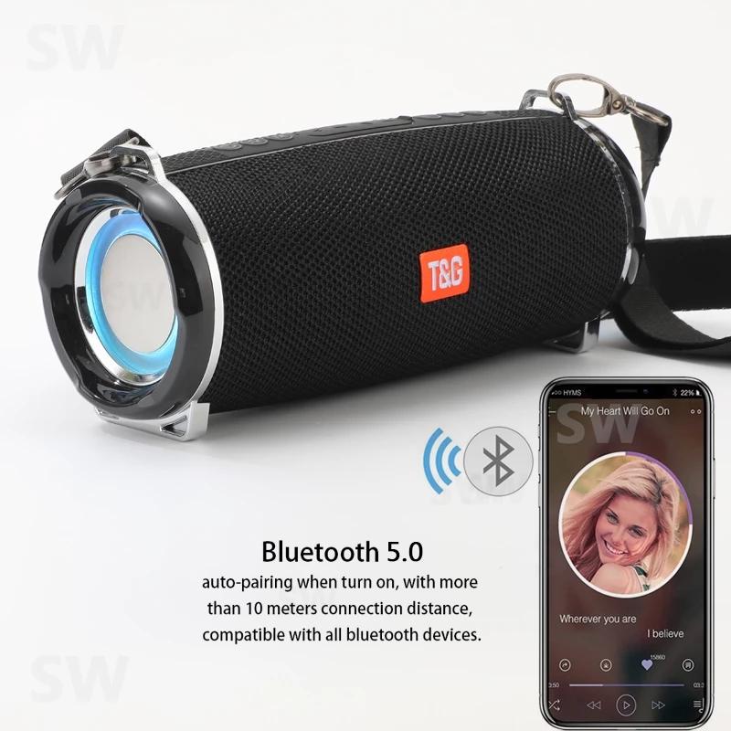Loa Bluetooth 20W công suất cao TG192, cột di động chống thấm nước cho PC, loa máy tính, loa siêu trầm, trung tâm âm nhạc, trung tâm âm nhạc FM TF Color: Camouflage