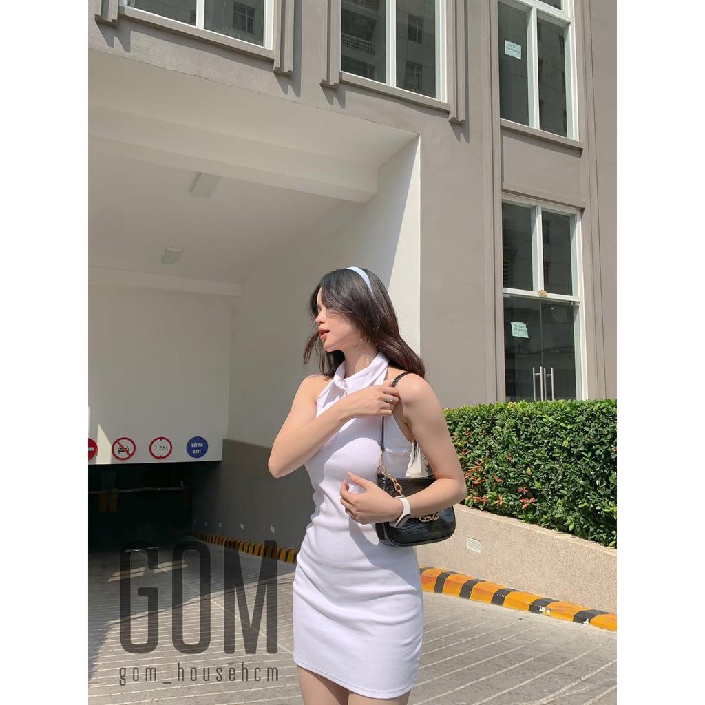Đầm body yếm