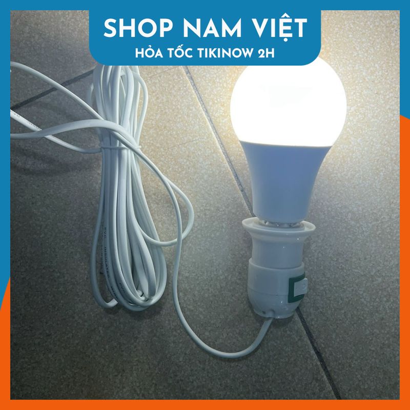 Đèn LED Bóng Bulb E27 16 Triệu Màu Điều Khiển Remote Hoặc App Điện Thoại (Kèm Chuôi