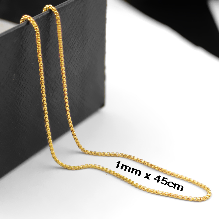 Dây chuyền nữ kiểu bông dừa 1li  WDC156