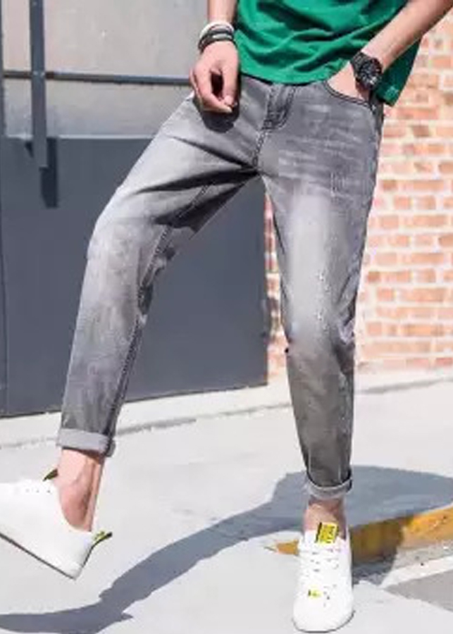 Quần Bò Nam Ghi Xám Hàn Quốc JEANXAM50 - Jean Xám