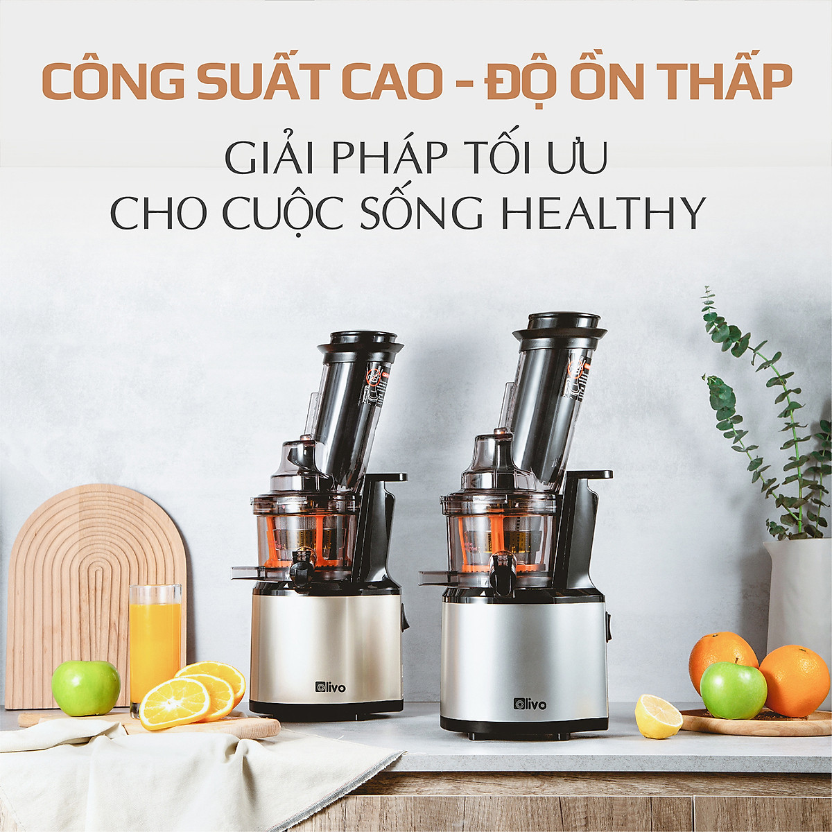 Máy Ép Chậm OLIVO SJ200 Đa Năng [Hàng Chính Hãng] Ép Kiệt Bã 98% - Tốc Độ Chậm 39 vòng/phút - Dễ Vệ Sinh - Thương Hiệu Mỹ