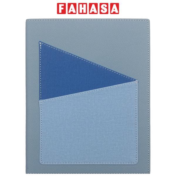 Sổ Bìa Da - The Sun ST 11-23 - Màu Xanh