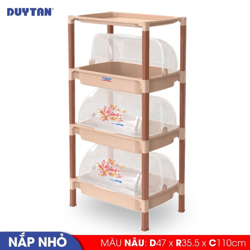 Kệ nắp nhỏ nhựa Duy Tân 3 ngăn - 04106 - Hàng chính hãng