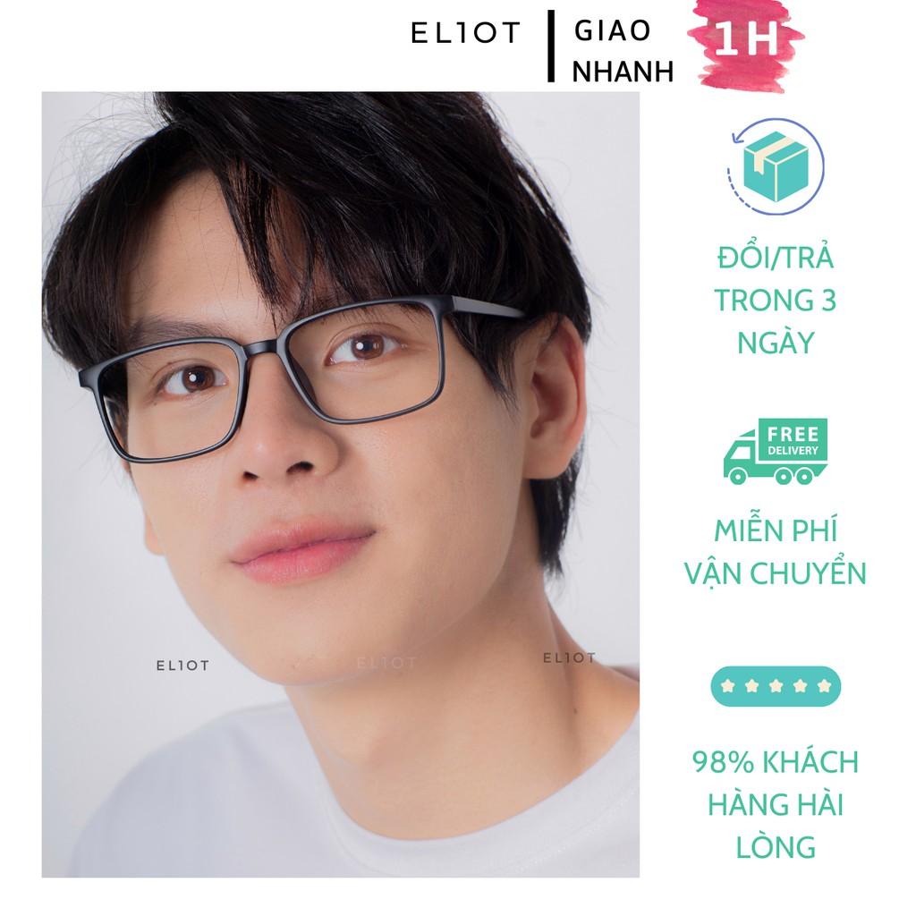 Gọng kính cận vuông Basic Glasses 01, gọng kính nam, nữ thời trang