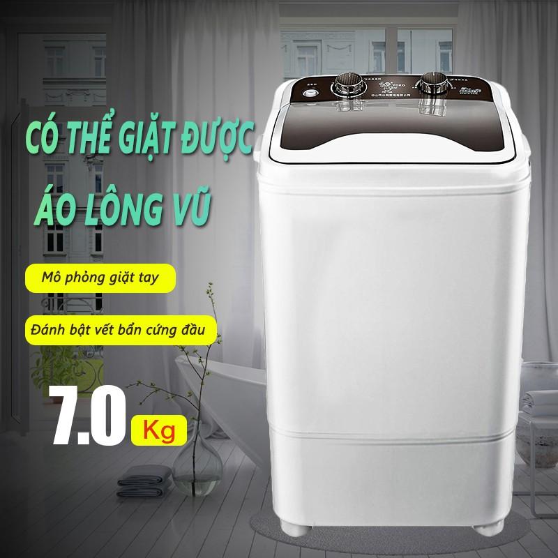 Máy giặt mini bán tự động, máy giặt 7kg tiện lợi, dành cho cá nhân, lỗi đổi trong 7 ngày,gia đình nhỏ, bảo hành 1 năm