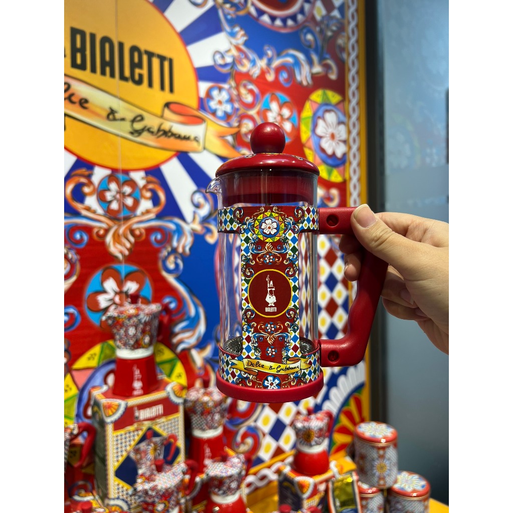 Bình lọc cà phê Bialetti Dolce&amp;Gabbana Coffee Press (Sicilian Cart)