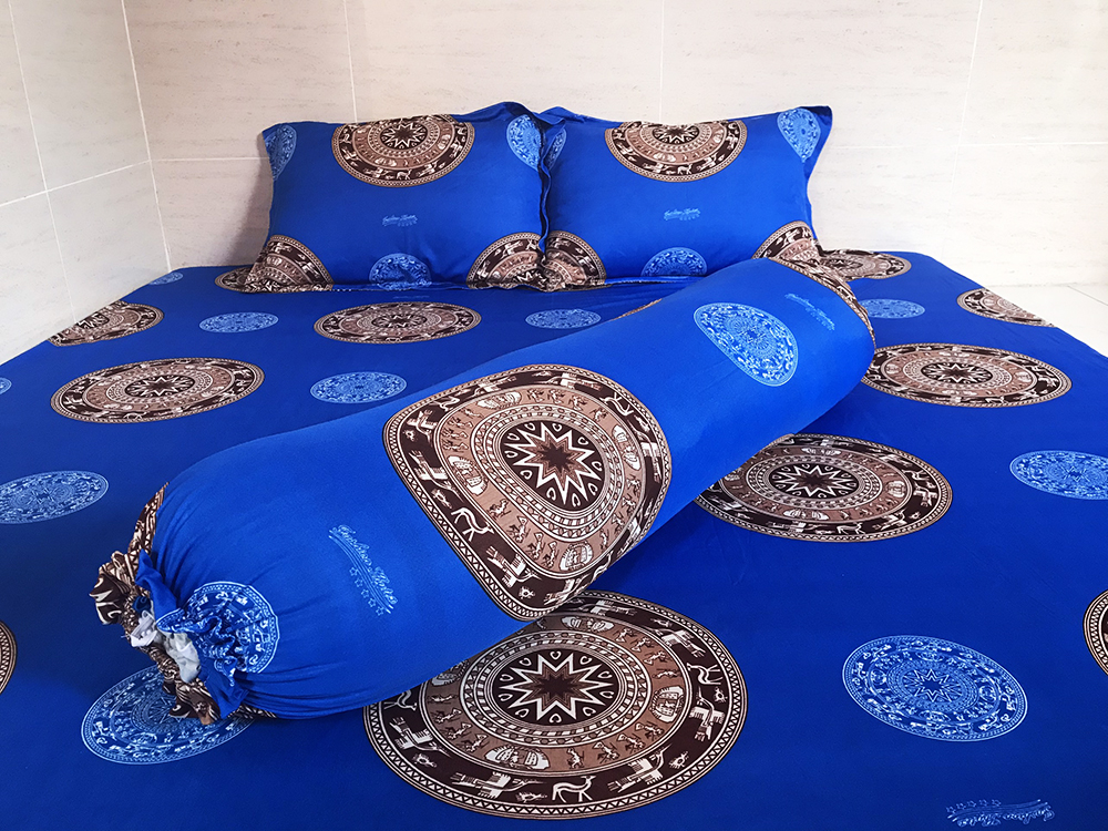 Bộ drap thun lạnh Hàn Quốc 1m6