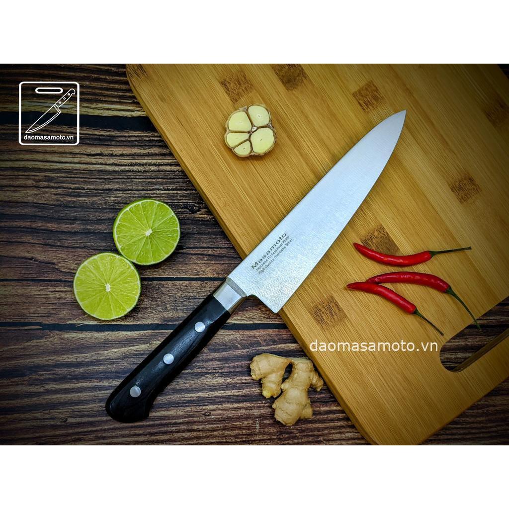 Dao Làm Bếp Cán Gỗ Masamoto Gyuto - MK302