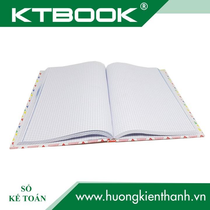 Sổ ghi chép Kế Toán bìa cứng giấy in caro cao cấp size 21 x 33 cm Khổ Lớn 200 trang