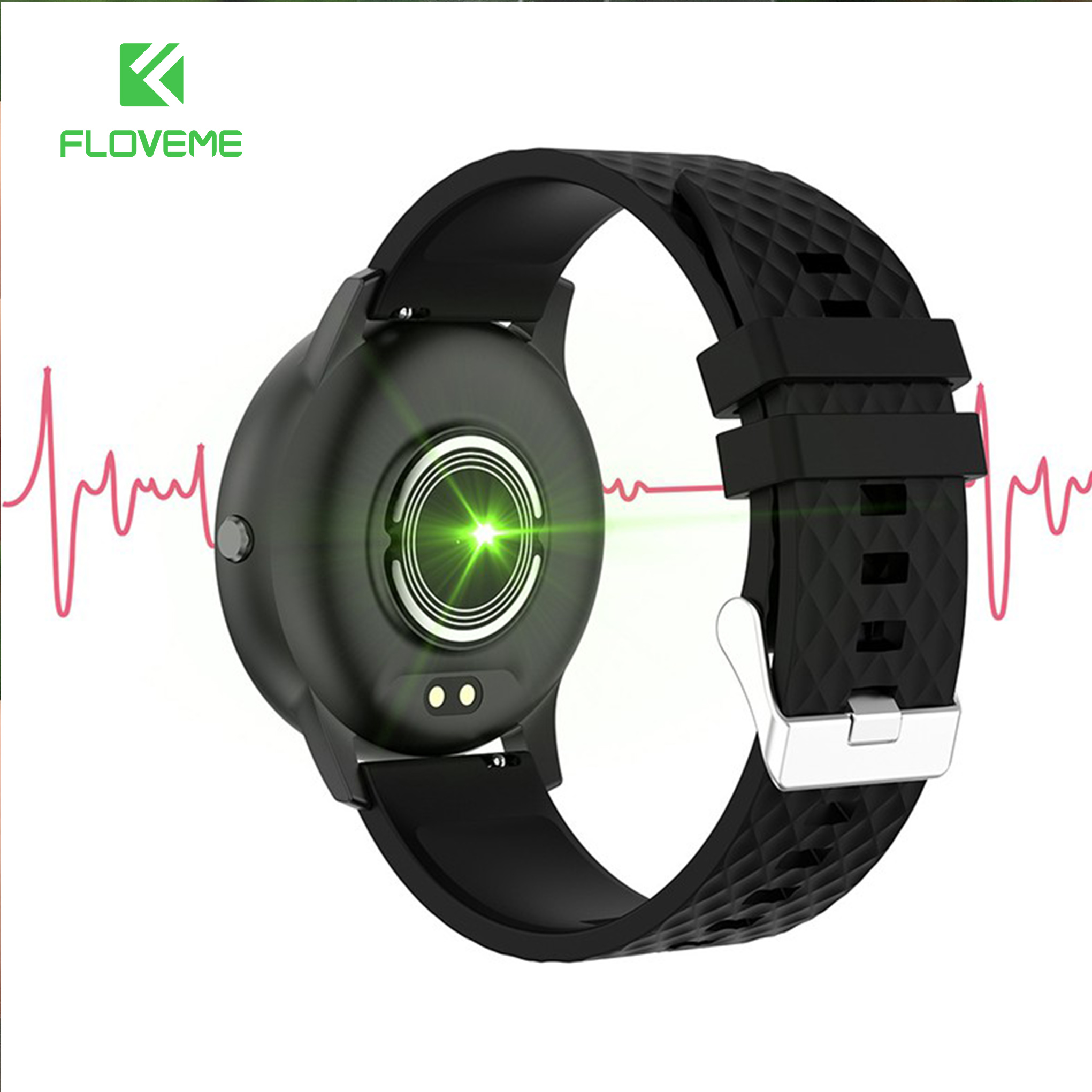 Đồng hồ  FLOVEME H30 - Kết nối Bluetooth 5.0- Màn hình cảm ứng thông minh - Đo nhịp tim siêu chuẩn - thiết kế kiểu dáng sang trọng - Hàng chính hãng