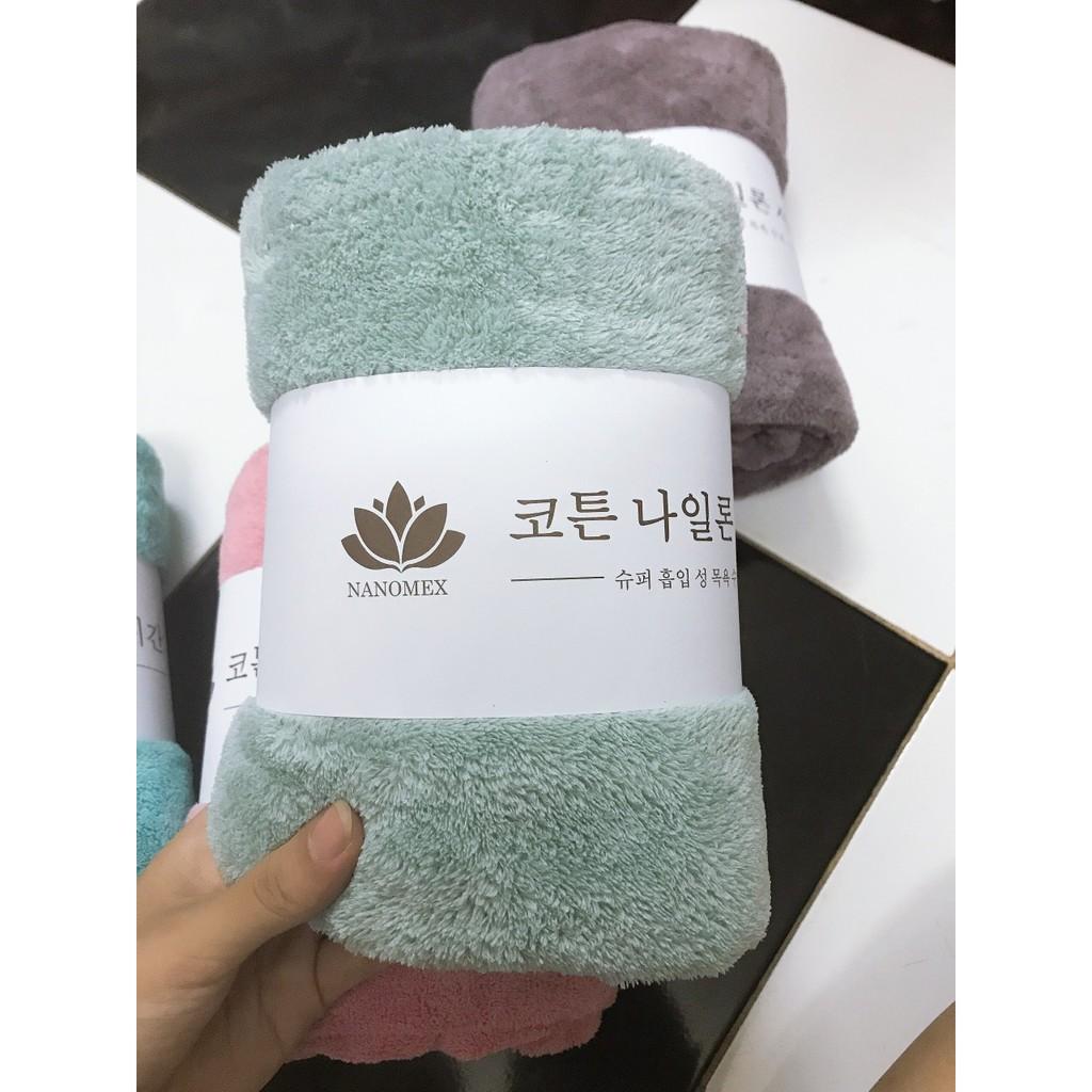 Khăn tắm lông cừu siêu mềm hàn quốc 60x120cm, khăn bông tắm xuất dư mềm mịn, siêu thấm nước, hàng xuất dư