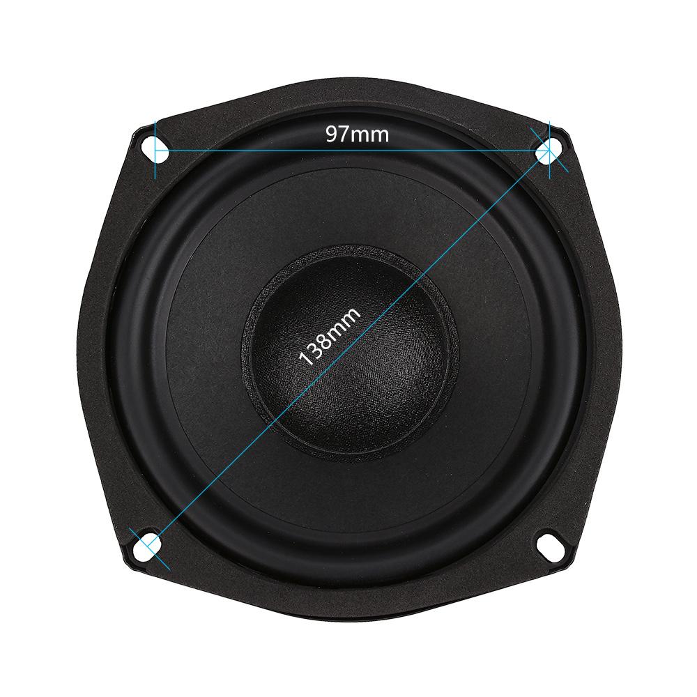 AIYIMA 5,25 inch Loa loa loa Trình điều khiển âm thanh 4 8 OHM 120W Loa Cột nhà Nhà hát Hifi Power Wooder LOUDSPEAKER 1PC Color: 8 Ohm Speaker