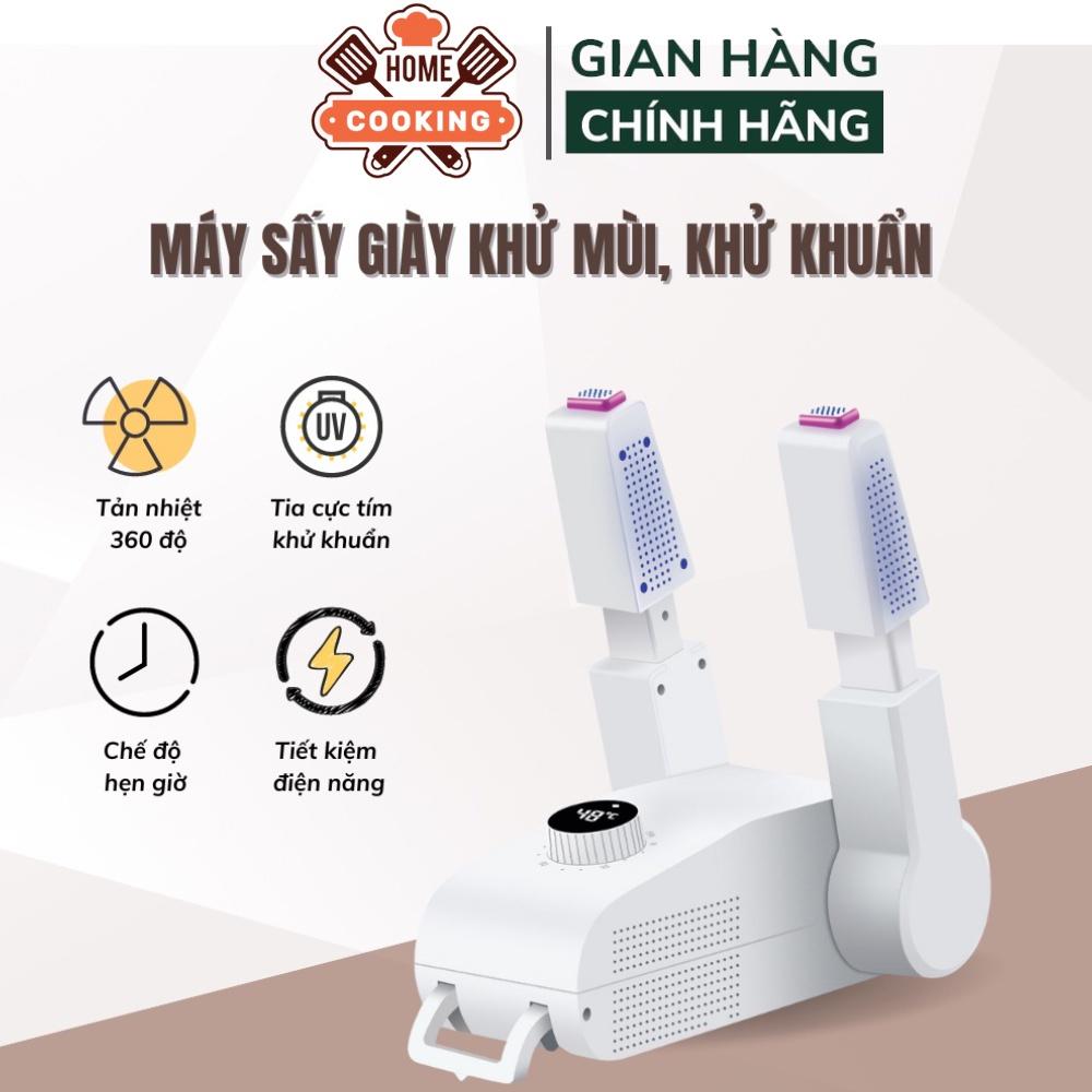 Máy sấy giày, làm khô khử mùi hôi tất vớ, diệt vi khuẩn cho giày của bạn, nhiệt tỏa đều làm khô nhanh, bảo hành 12 tháng