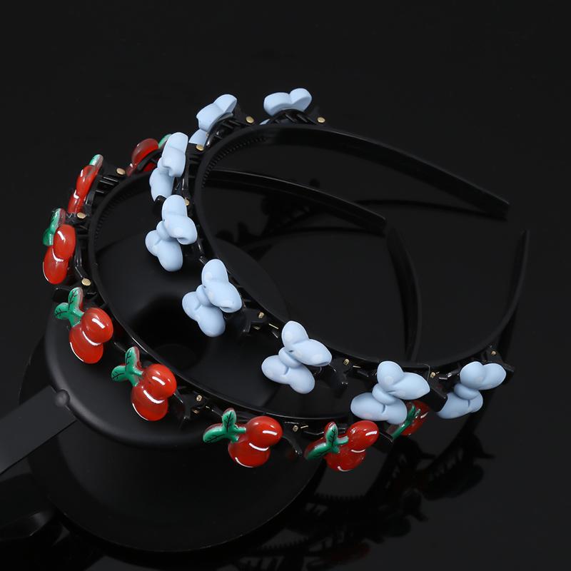 Băng Đô Cài Tóc Đính Nơ Hoa Cho Bé Gái