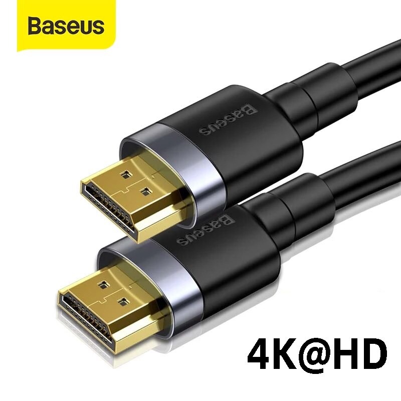 Hình ảnh Cáp HDMI 4K 60Hz 18Gbps Dây Cao Su Siêu Bền Cafule Hỗ Trợ Lên Đến 32 Kênh Âm Thanh - Hàng Chính Hãng Baseus