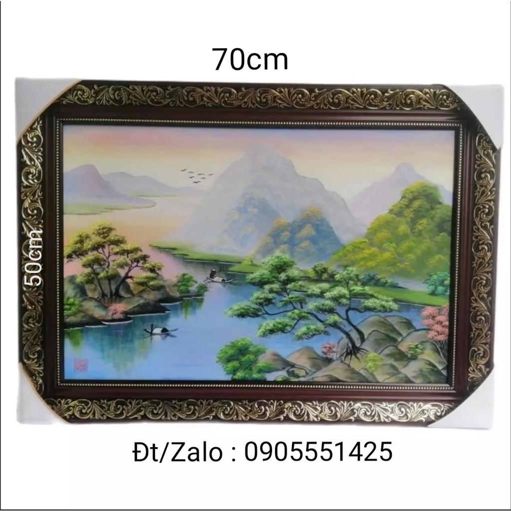 Tranh phong thủy. Thư pháp Quê hương.Quà tặng TÂN GIA, khai trương, ông bà, cha mẹ, đối tác. Quà tết.