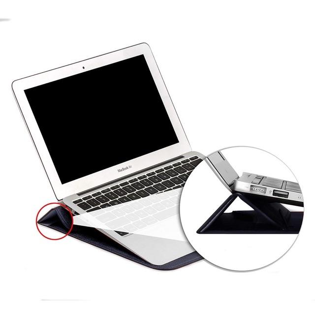 Túi da kiêm bao da đựng iPad/Laptop/Macbook cao cấp kiêm kê tản nhiệt cho máy 11-16 inch, cao cấp mẫu mới 2022.