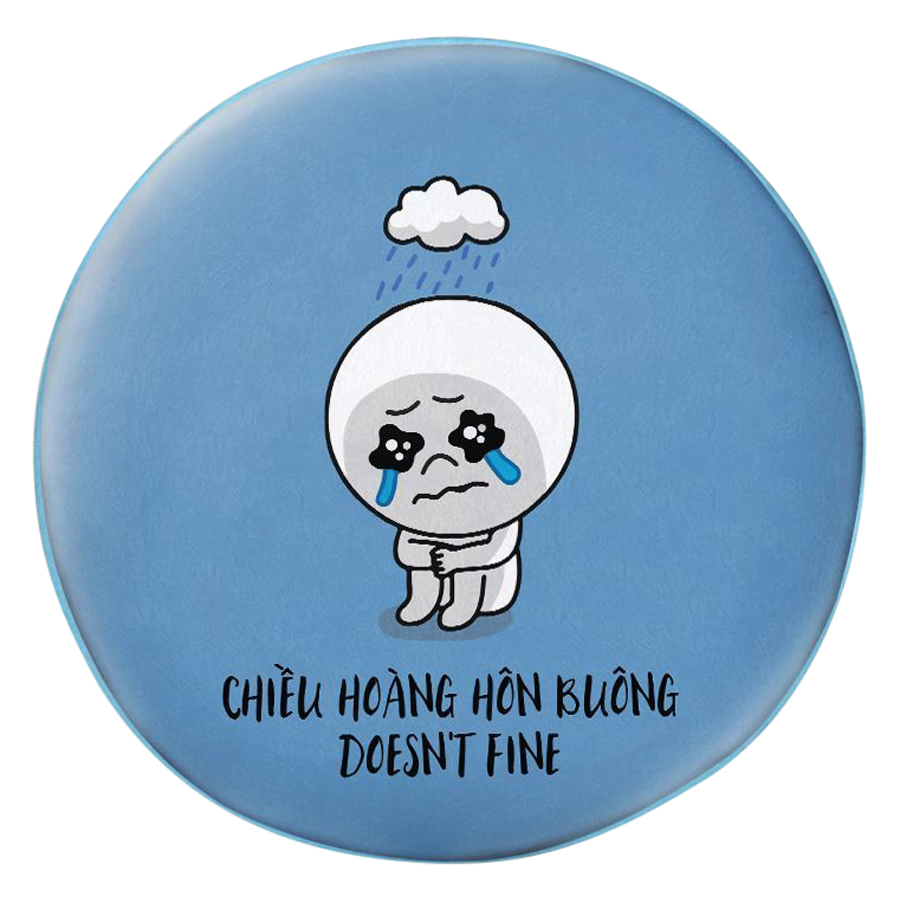 Gối tròn Chiều hoàng hôn buông - GOFU286