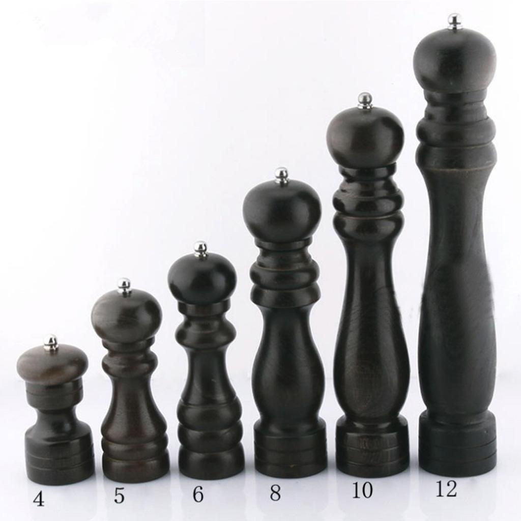 Vintage Wooden Pepper Grinder or Salt Grinder - Manual Pepper Mill - -