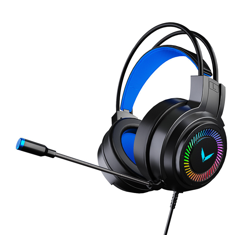 Tai Nghe Gaming Chụp Tai G59 Tích Hợp Mic Đàm Thoại Có Led Phát Sáng Dành Cho Máy Tính Cây
