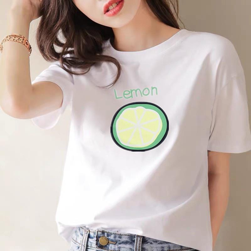 Áo Thun Nữ, Áo Ngắn Tay Siêu Dễ Thương DVGIT FASHION In Iike Đẹp Vải  Mịn Mát, Không Xù - Summer