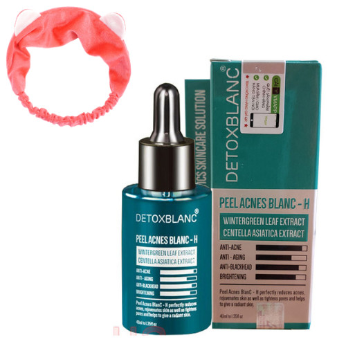 Serum mụn Detox Blanc Peel Acnes Blanc 30ml - Tặng kèm băng đô thời trang