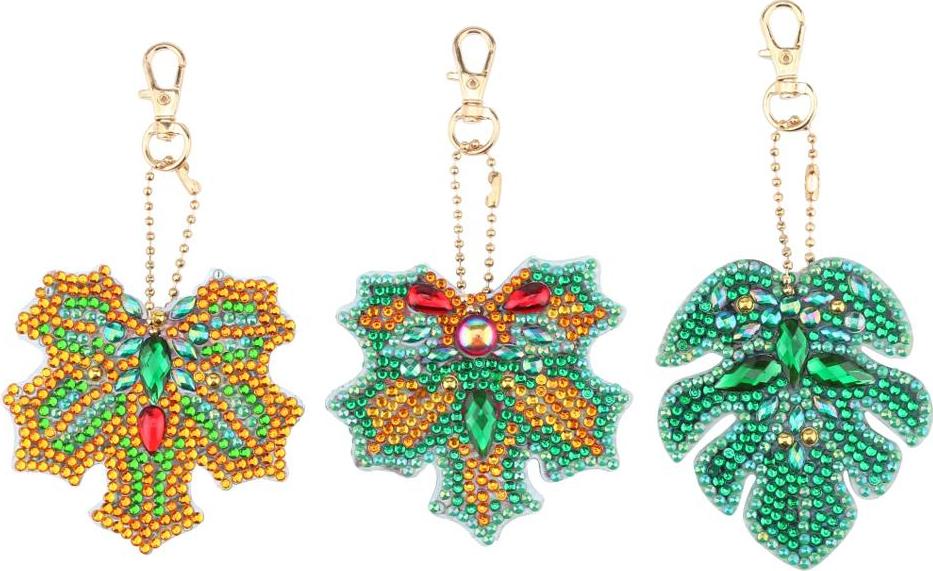 Full Mũi Khoan Hình Dạng Đặc Biệt Tranh Gắn Đá Móc Khóa Móc Khóa Mặt Dây Chuyền Decors