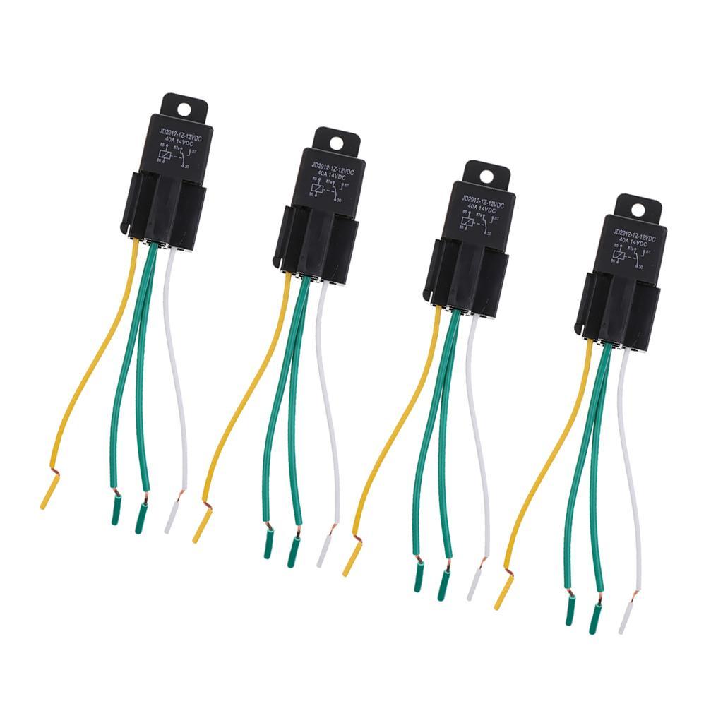 4x Car Automotive Relay