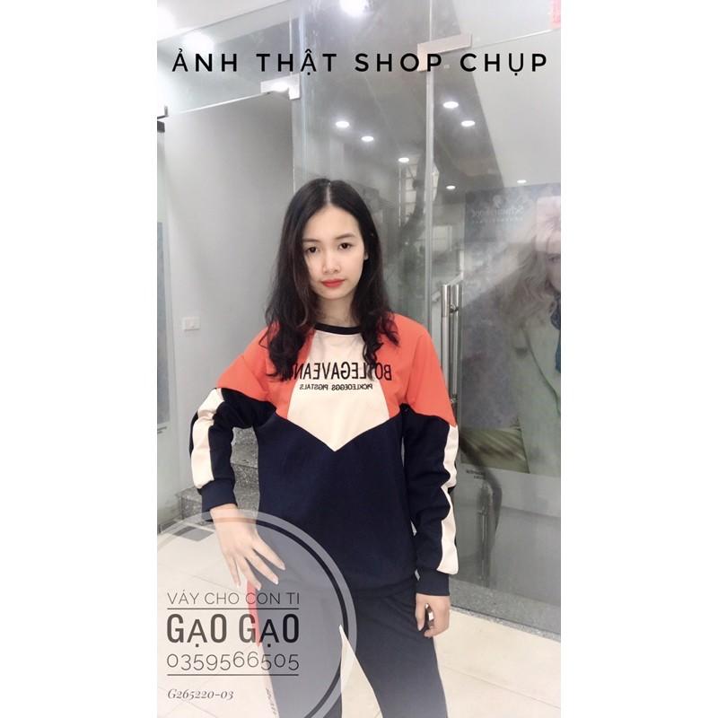 Bộ thể thao cho con bú sz L XL XXL ẢNH THẬT