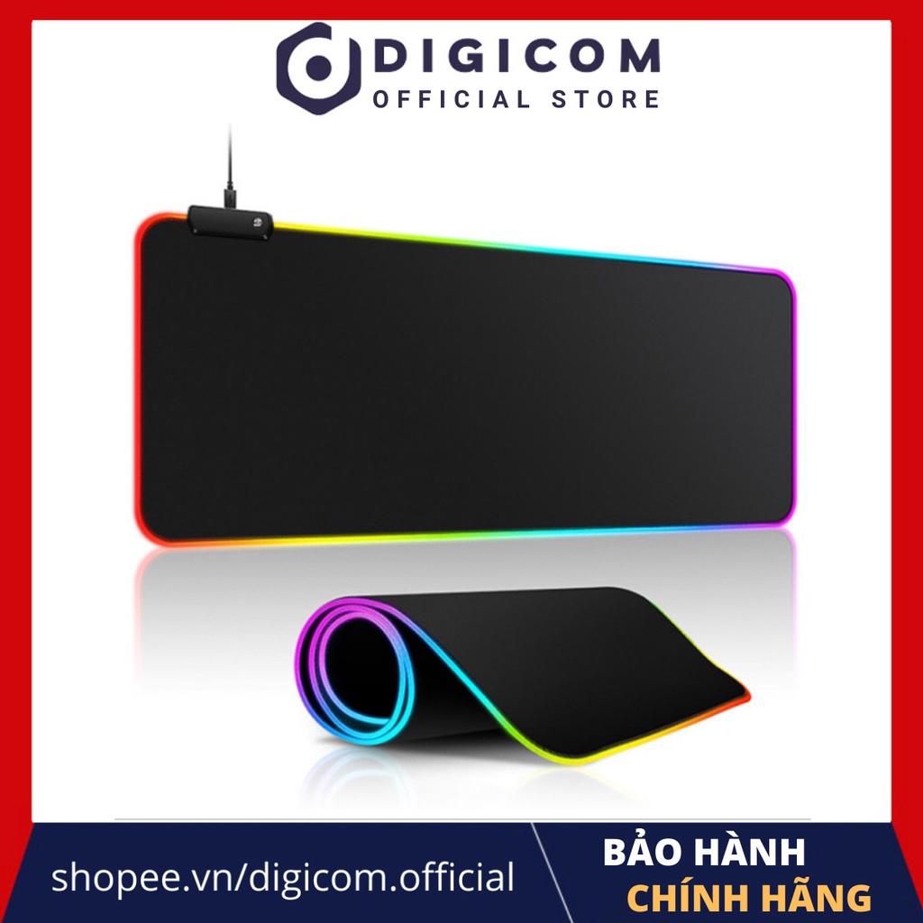 Lót chuột gaming LED RGB cỡ lớn (80 x 30 cm), Pad chuột chơi game LED RGB nhiều màu dày 4mm siêu bền