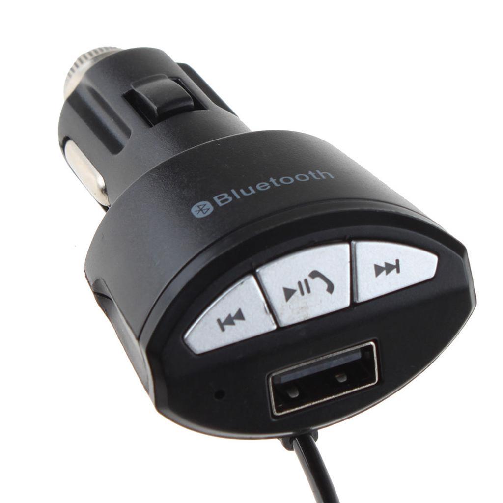 A2DP 3.5mm Car Handsfree Bluetooth AUX Stereo Audio Receiver Adapter Charger
