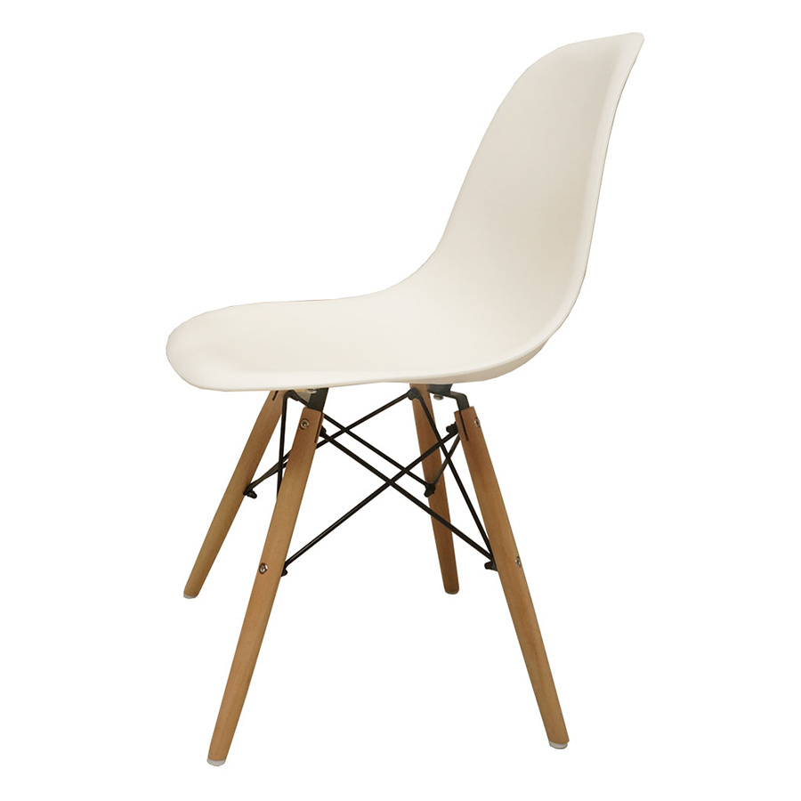 Bộ Bàn Tròn Ibie Eiffel Trắng 4 Ghế Eames