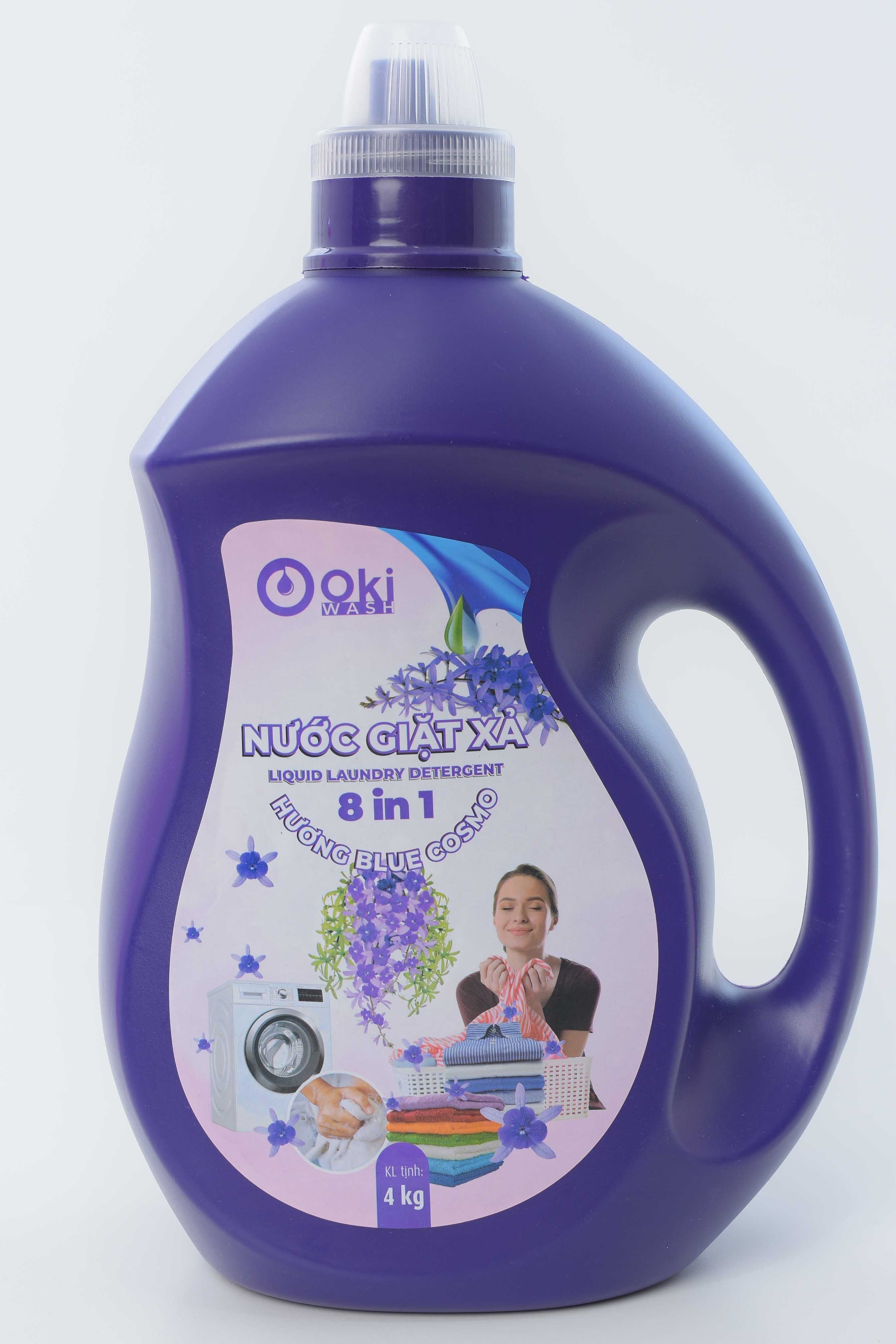 Nước giặt xả Hương BLUE COSMO 4kg Oki wash