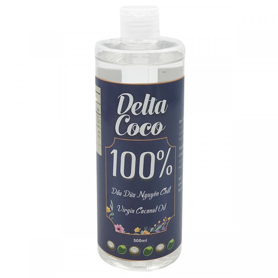 Dầu dừa nguyên chất Delta Coco 500ml