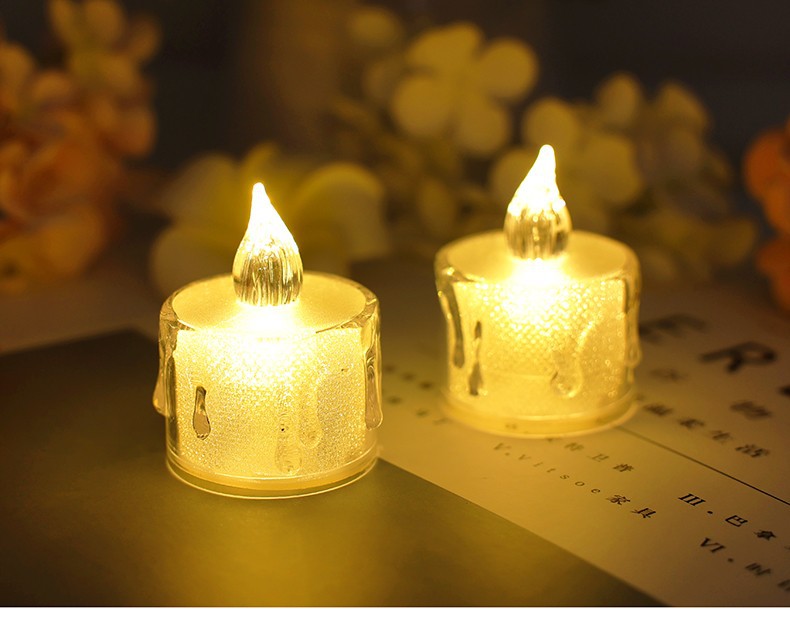 Đèn Ngủ Để Bàn Hình Nến Màu Vàng Siêu Xinh