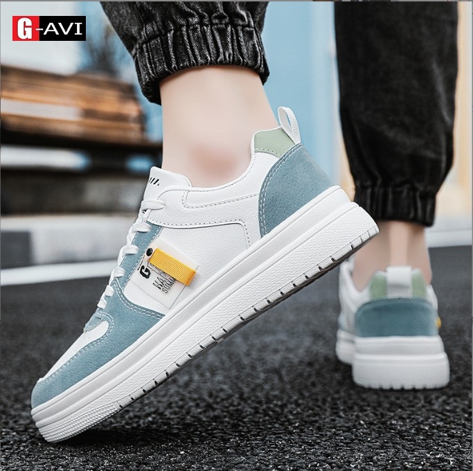 Giày Sneaker Nam Đế Bằng Đẹp Phong Cách Trẻ Trung Năng Động Đi Học Đi Chơi Đều Đẹp AVI - 260