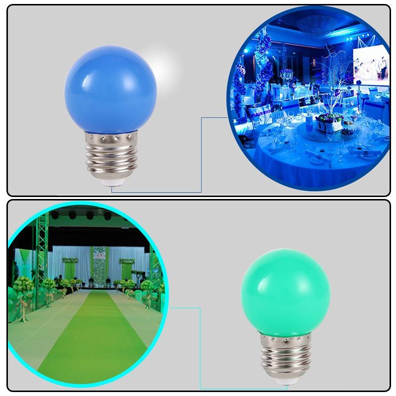 Bóng đèn LED nhiều màu sắc 220V E27