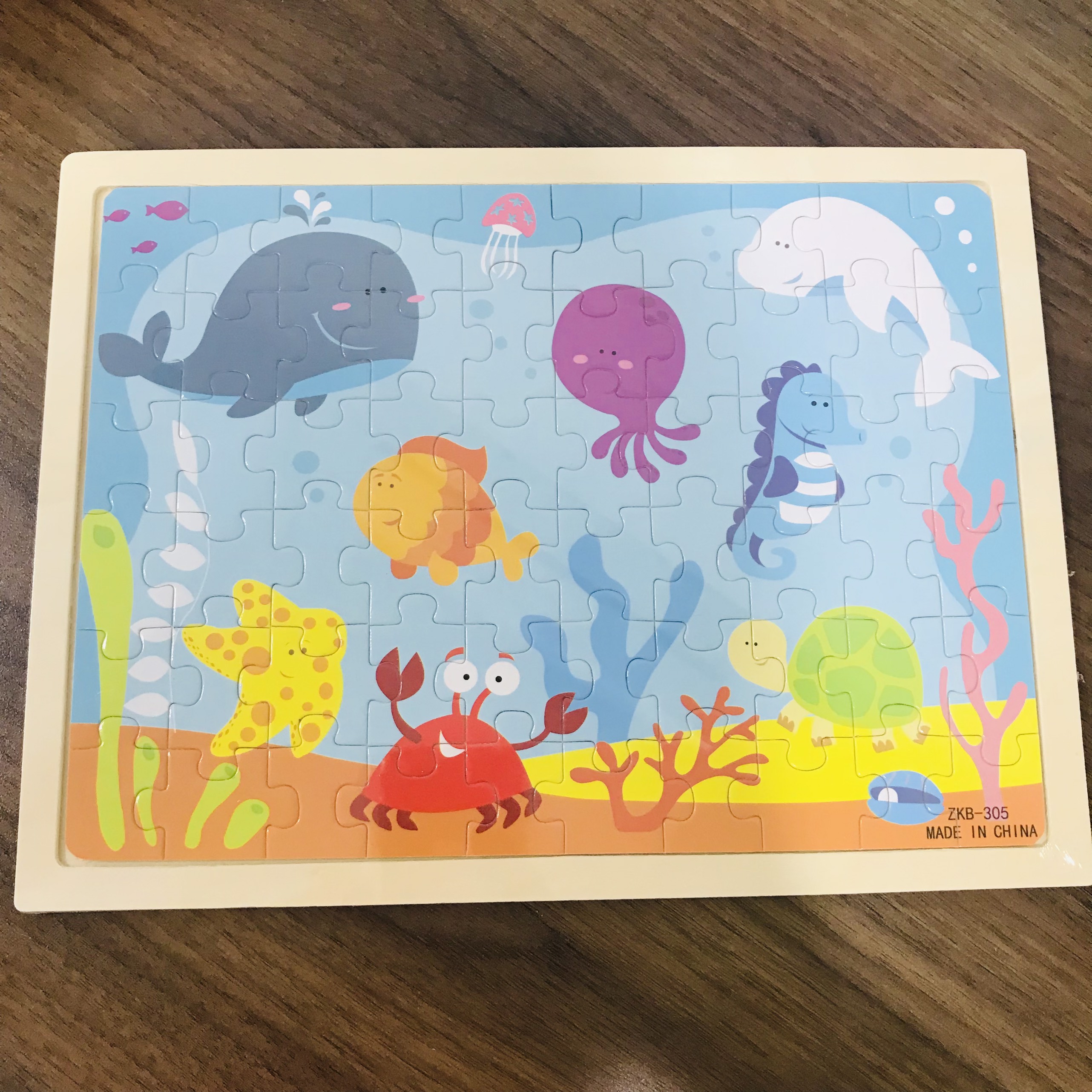 Đồ chơi tranh xếp hình 60 miếng puzzle - Đồ chơi thông minh cho bé