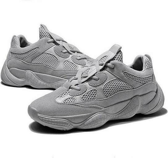 Men'S Sneaker Mesh Matte Leather Breathable Soft Casual Coconut Running Shoes