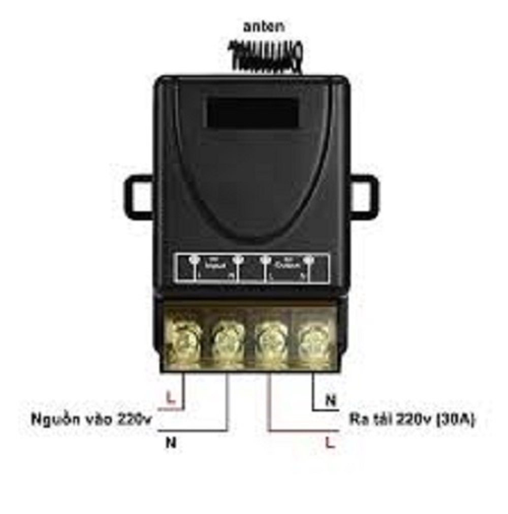 Công tắc điều khiển từ xa 100m/3000W/220v bật tắt thiết bị điện từ xa-remote học lệnh, công tắc xuyên tường 100m