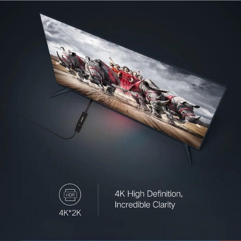 Ugreen UG40363MM137TK Màu Đen Cáp chuyển đổi DisplayPort sang HDMI V1.4 hỗ trợ phân giải 4K 2K - HÀNG CHÍNH HÃNG