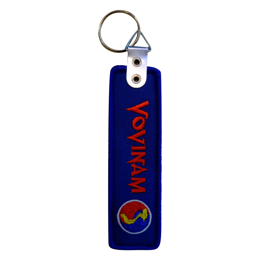 Móc Khóa Thêu Tân Việt Vovinam KMKVVNTV (10 x 3 cm)