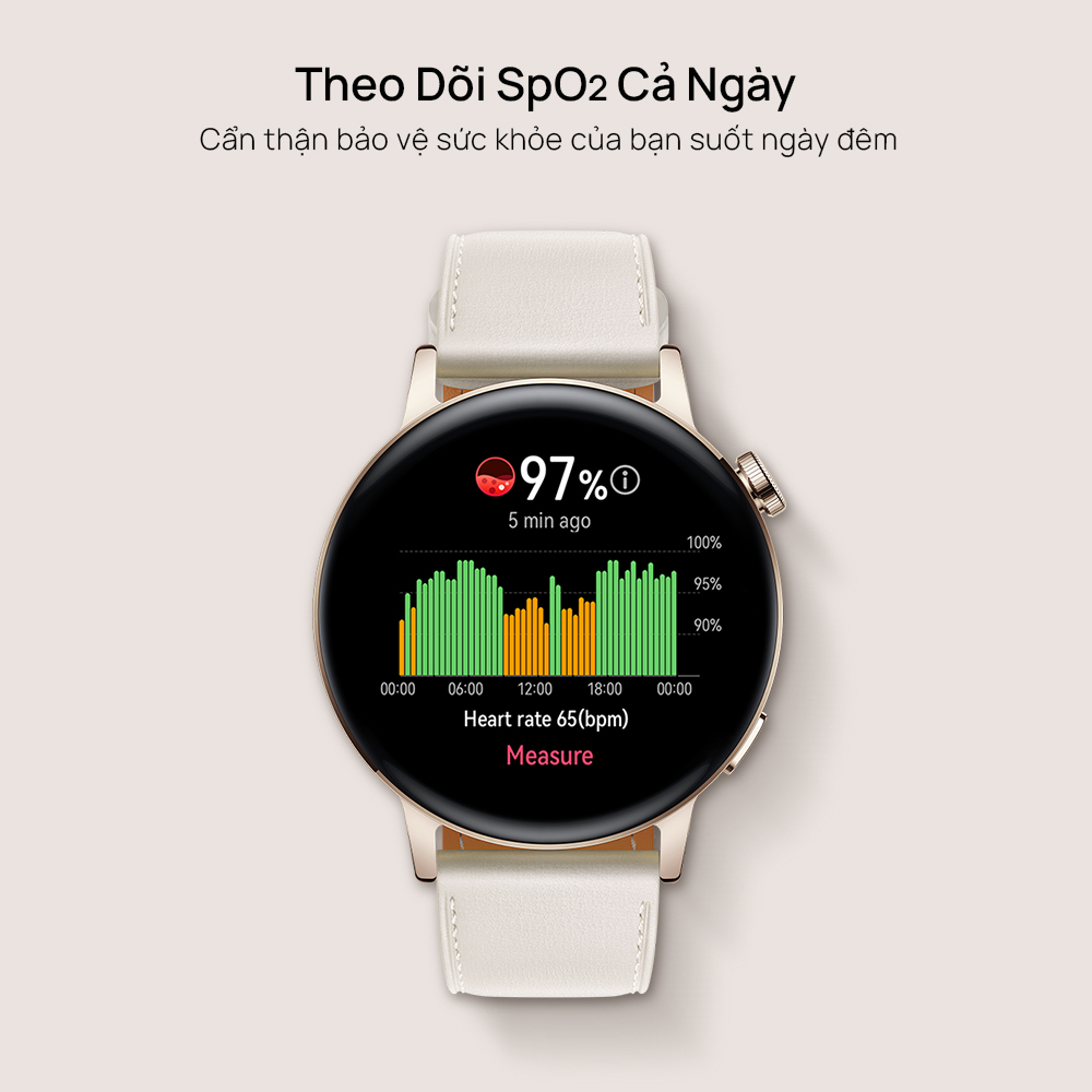 Đồng Hồ Thông Minh HUAWEI WATCH GT 3 42mm |Theo Dõi Spo2 Cả Ngày | Huấn Luyện Viên Chạy Bộ AI | Thời Lượng Sử Dụng Pin Dài | Hàng Chính Hãng