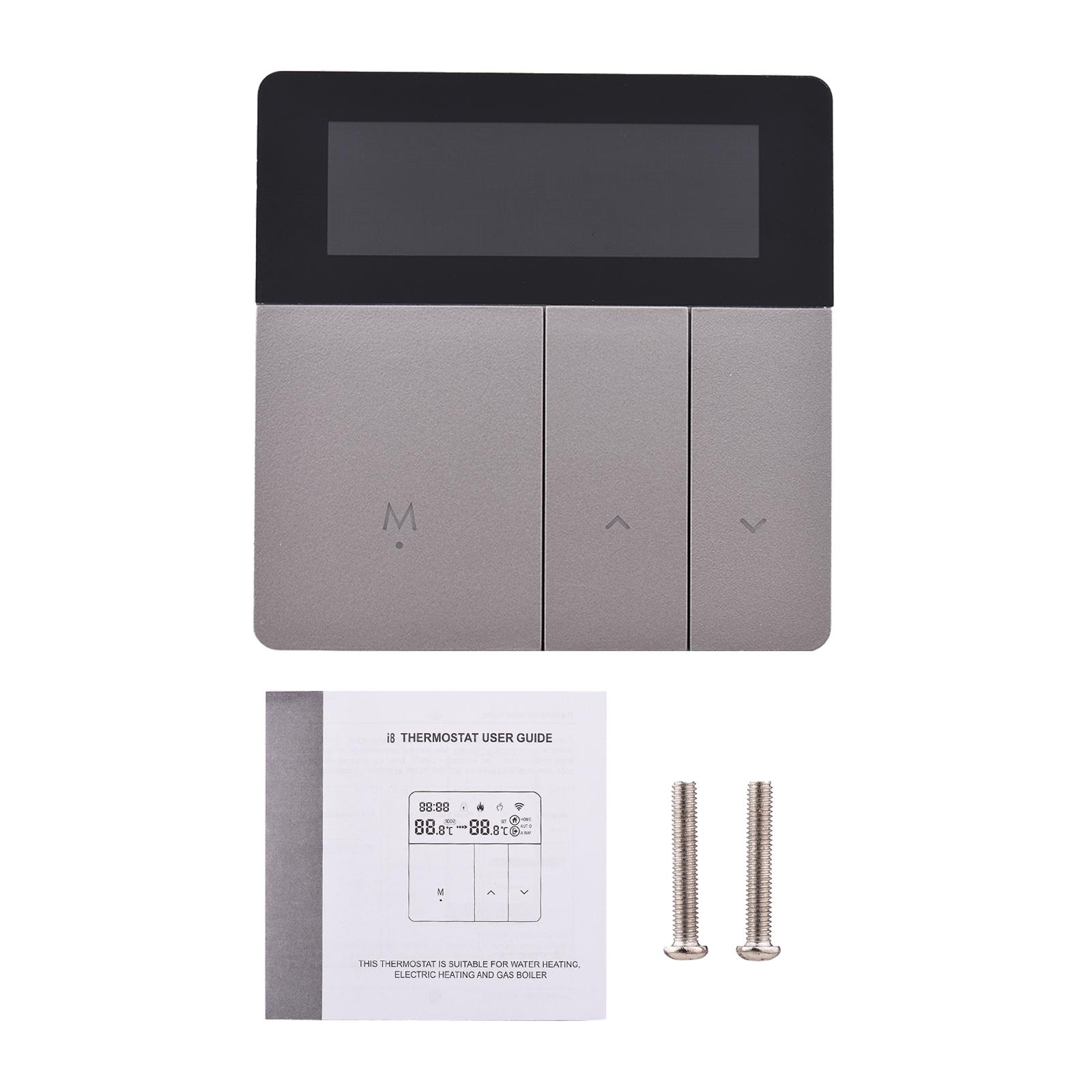 Bộ Điều Nhiệt Thông Minh Wifi Với Màn Hình Lcd Điều Khiển Qua Ứng Dụng & Điều Khiển Bằng Giọng Nói