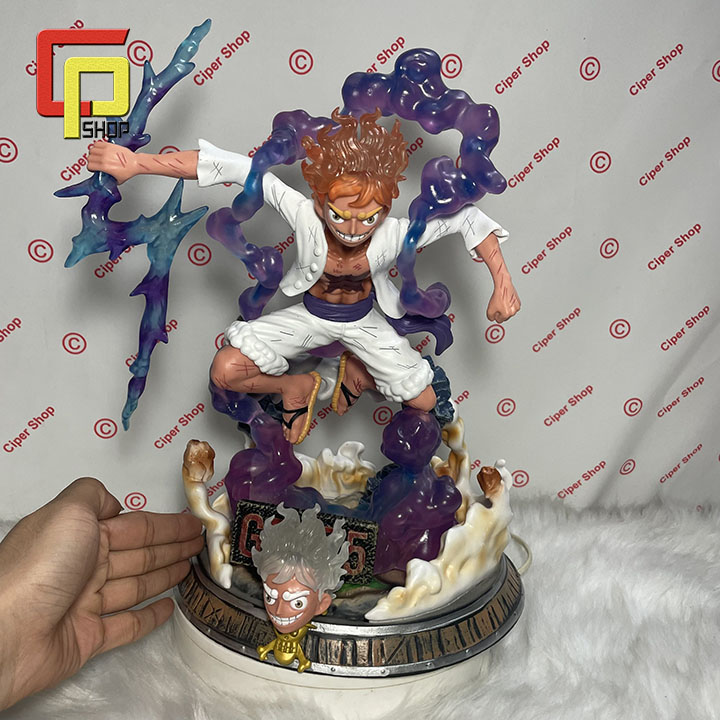 Mô hình Luffy Gera 5 chiến đấu - Figure Luffy Gear 5 - Mô hình One Piece